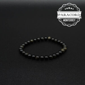 PULSERA OBSIDIANA 6MM
