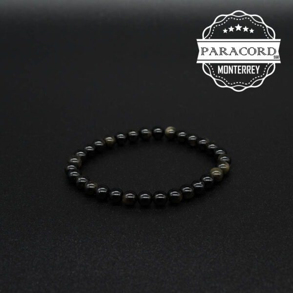 PULSERA OBSIDIANA 6MM