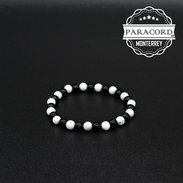 PULSERA ONIX CON TURQUESA 6MM